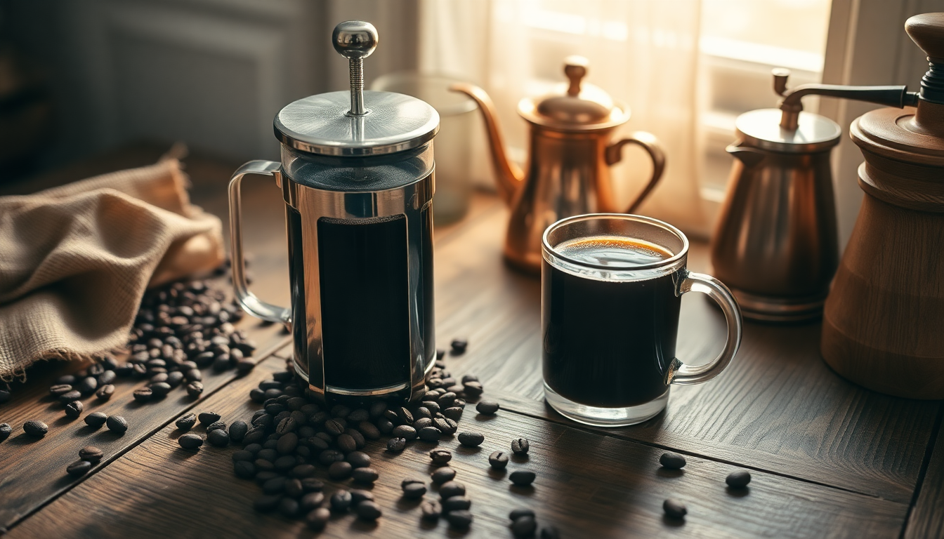 good beans for a press