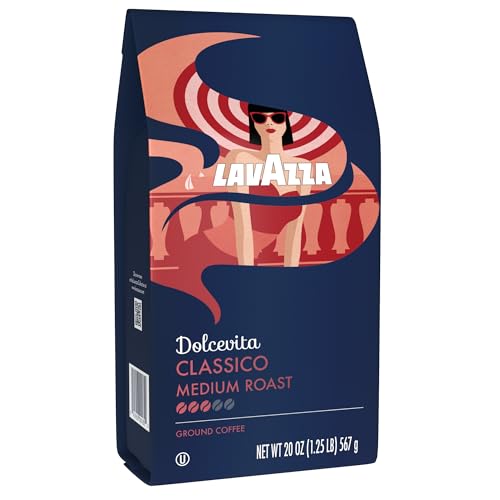Lavazza, Ground Coffee Medium Roast, 20 oz