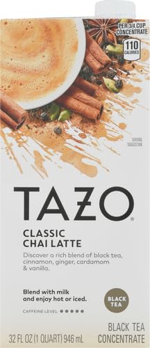 TAZO, Decaf Chai Latte Black Tea Vanilla, 32 oz