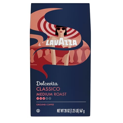 Lavazza, Ground Coffee Medium Roast, 20 oz
