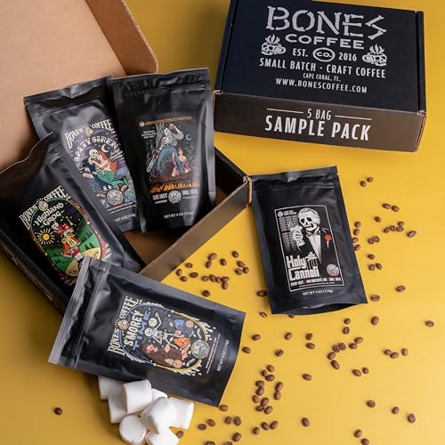 Bones Coffee Company, Brazil Whole Bean Coffee Chocolate Medium Roast