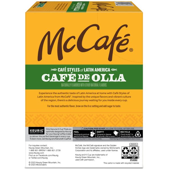 McCafe, Coffee Caramel Dark Roast, 20 K-Cup Pods