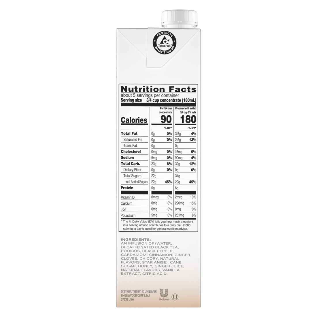 TAZO, Vanilla Bean Macaron Black Tea, 15 Tea Bags