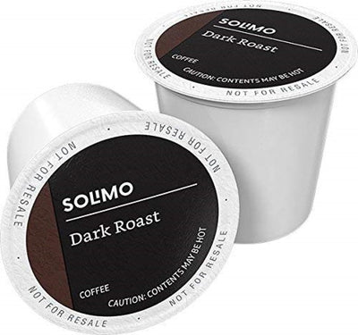Amazon Brand - Solimo, Indonesia Coffee Dark Roast, 0 K-Cup Pods