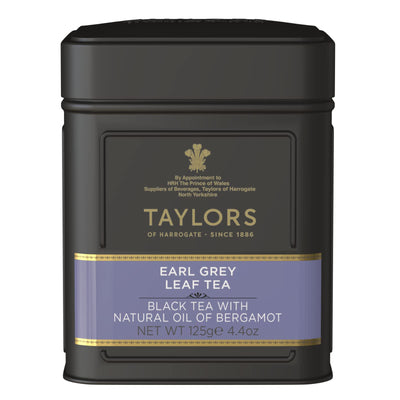 Taylors of Harrogate Earl Grey Loose Leaf, 4.41 oz Tin
