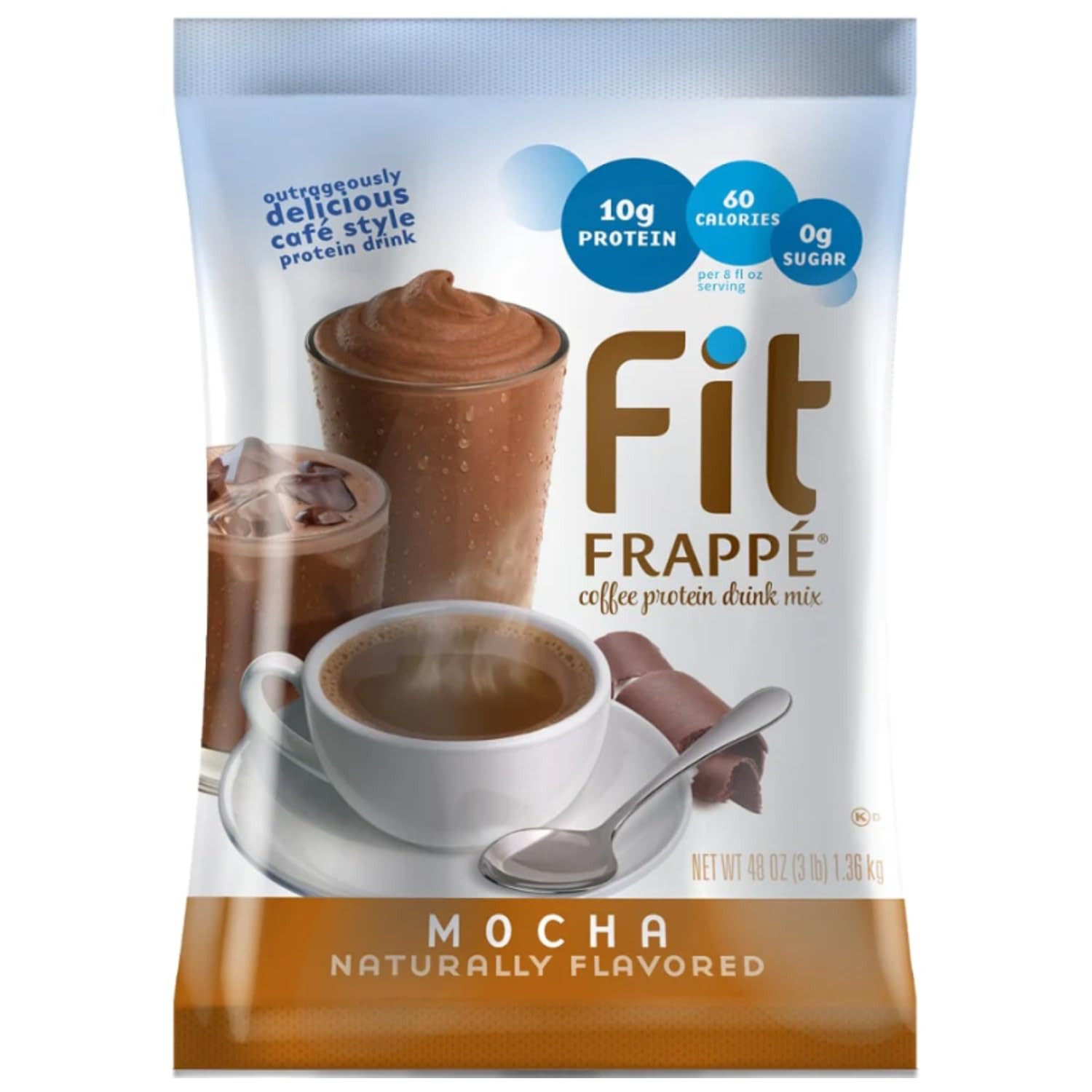 Big Train Fit Frappe Mocha Protein Mix (3 lb)