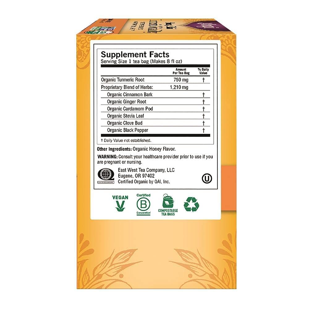 Yogi, Honey Chai Turmeric Herbal Tea