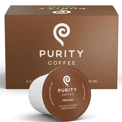 Purity Coffee, Light-Medium Roast, Single-Serve Pods, 12-Count