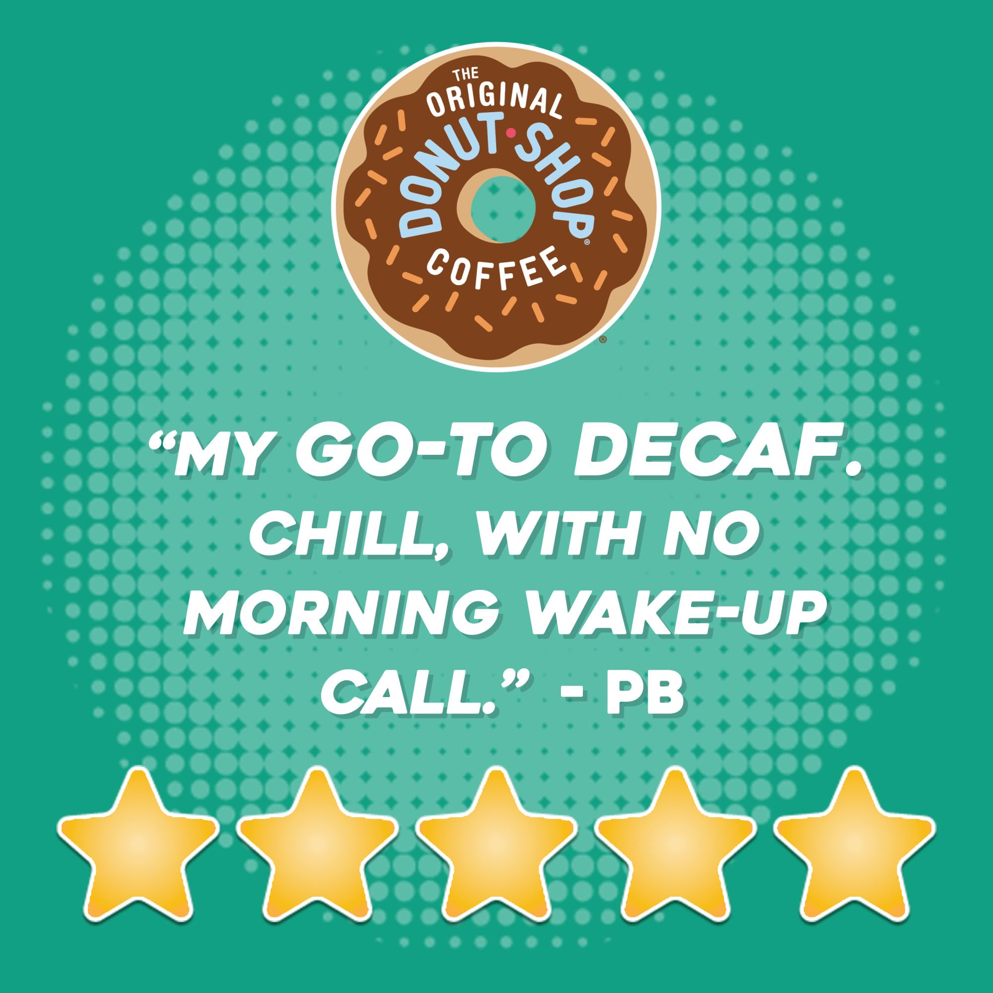 The Original Donut Shop, Decaf Coffee Medium Roast, 96 K-Cup Pods