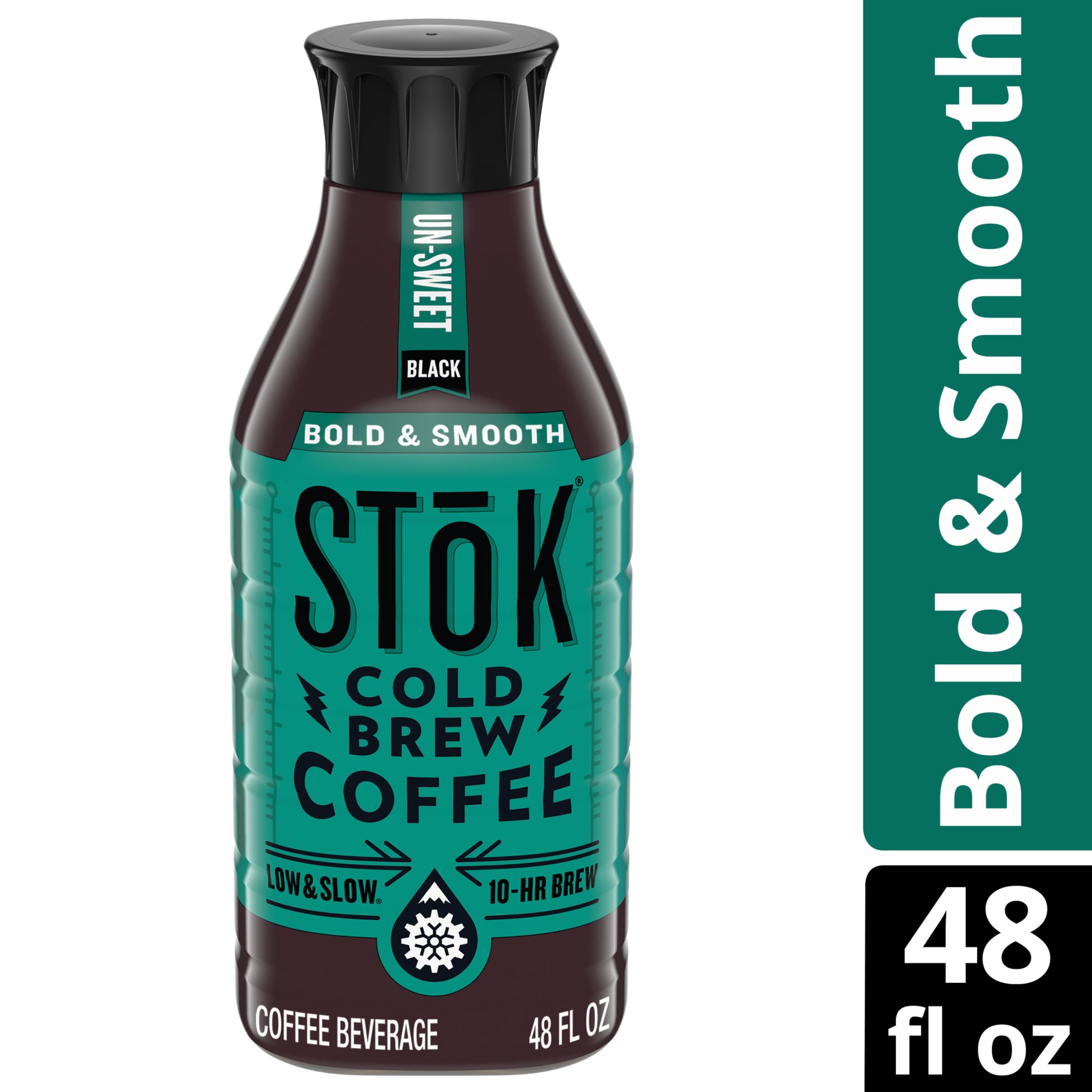 STOK, Extra Bold Cold Brew Coffee Caramel Dark Roast, 48 fl oz