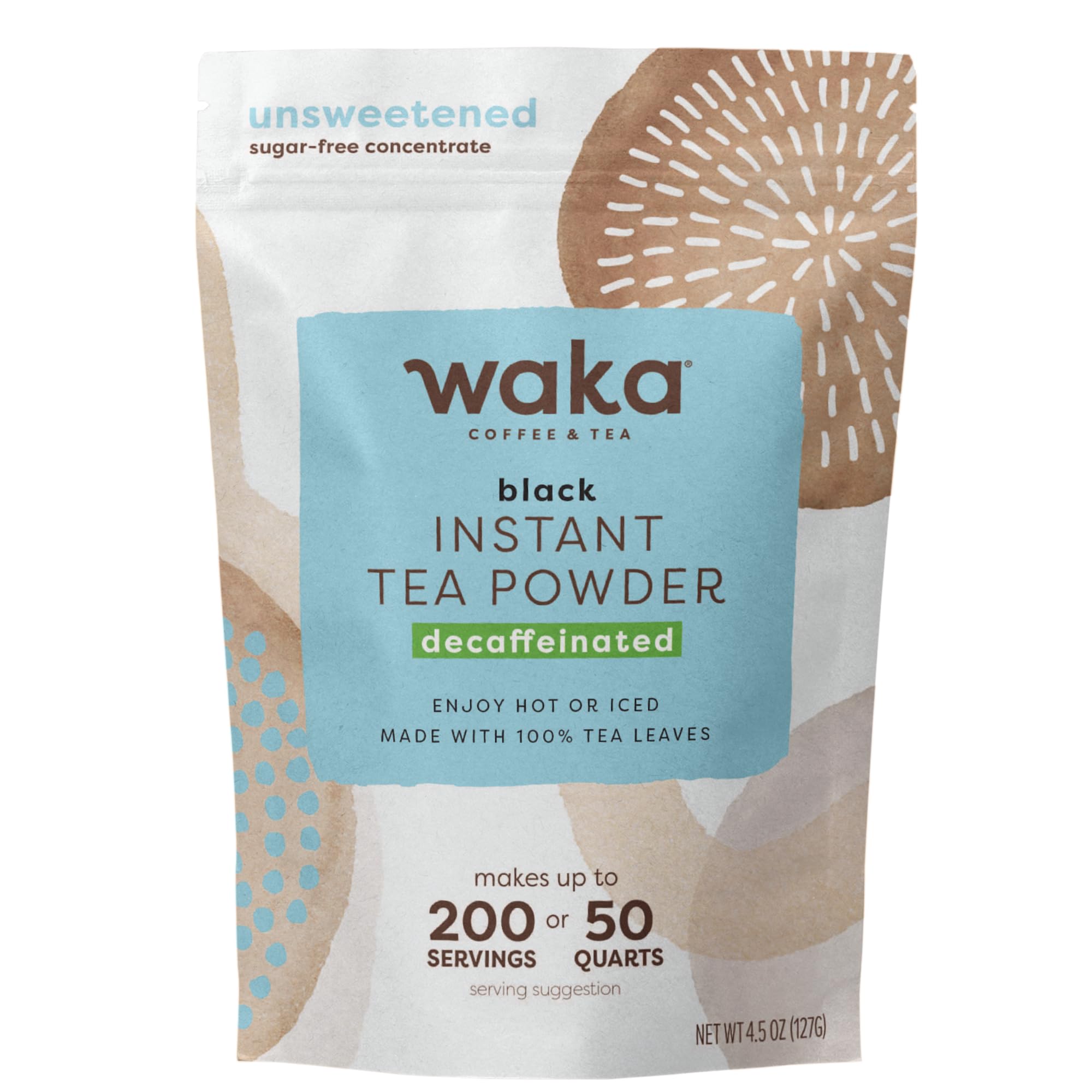 Waka Coffee, Instant Black Tea, 200 Servings