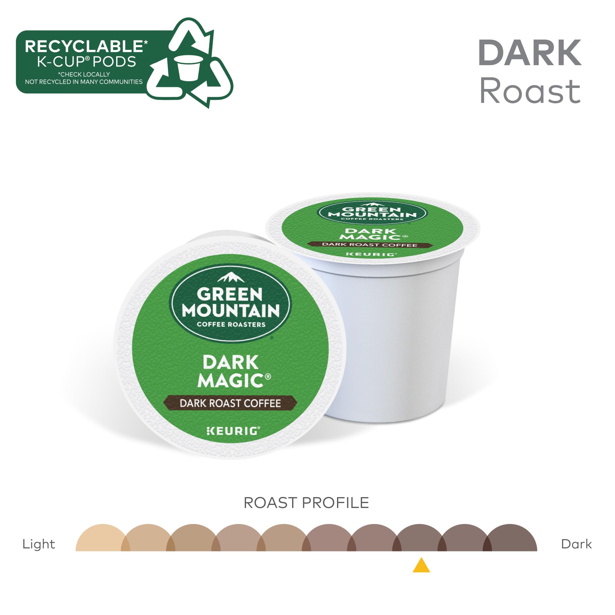 Green Mountain Coffee Roasters, Brazil Coffee Chocolate Dark Roast, 72 K-Cup Pods