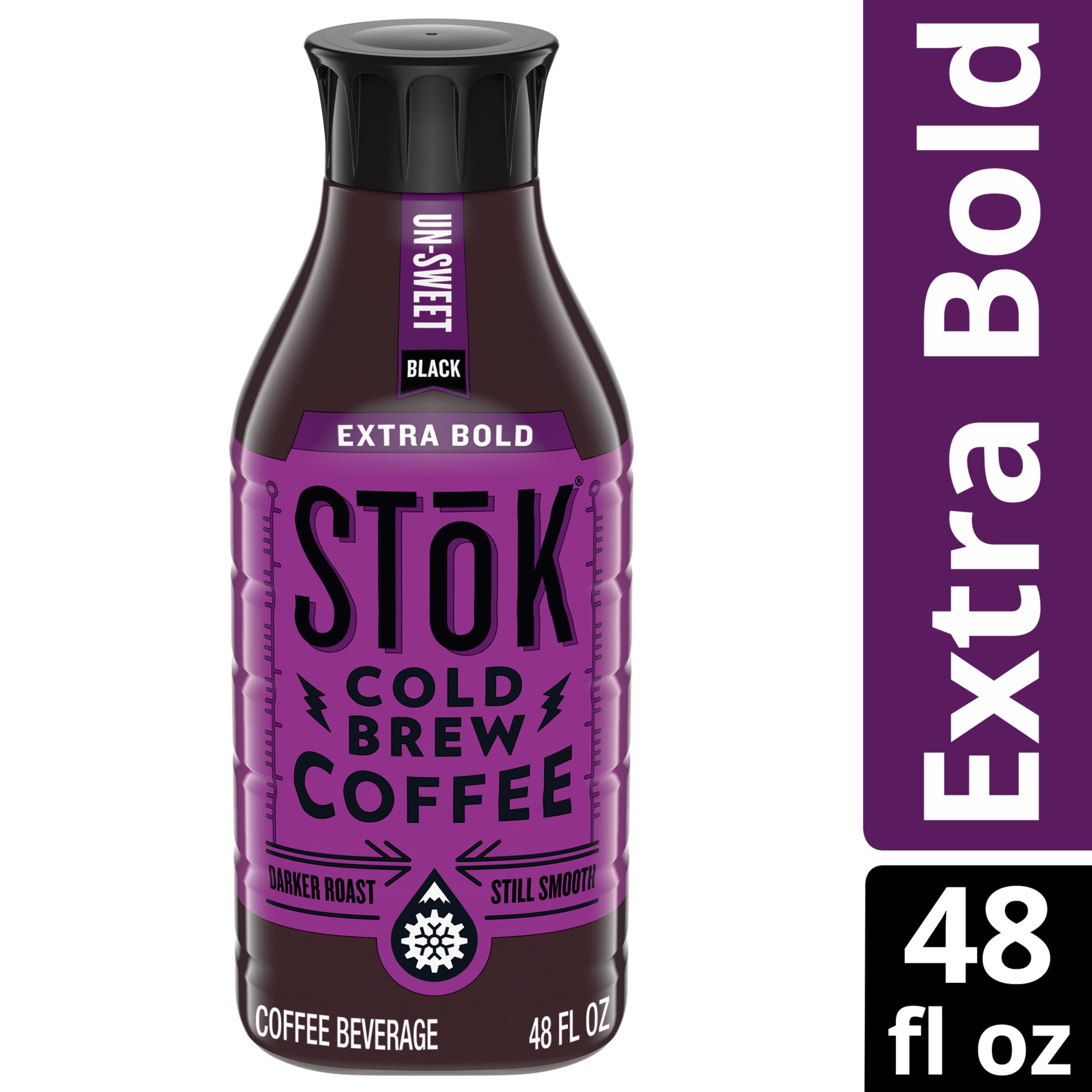 STOK, Holler Mountain Cold Brew Coffee Caramel Medium Roast, 12 oz