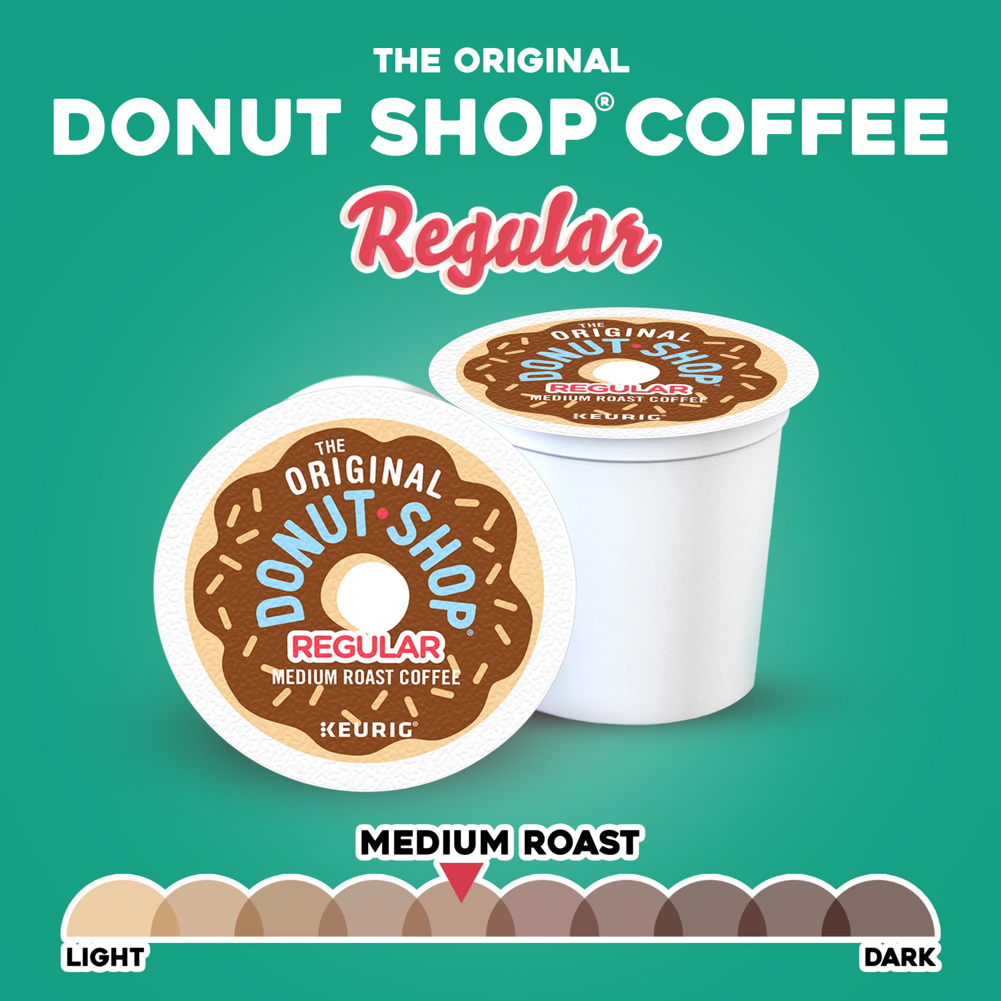 The Original Donut Shop, Coffee Medium Roast, 32 K-Cup Pods
