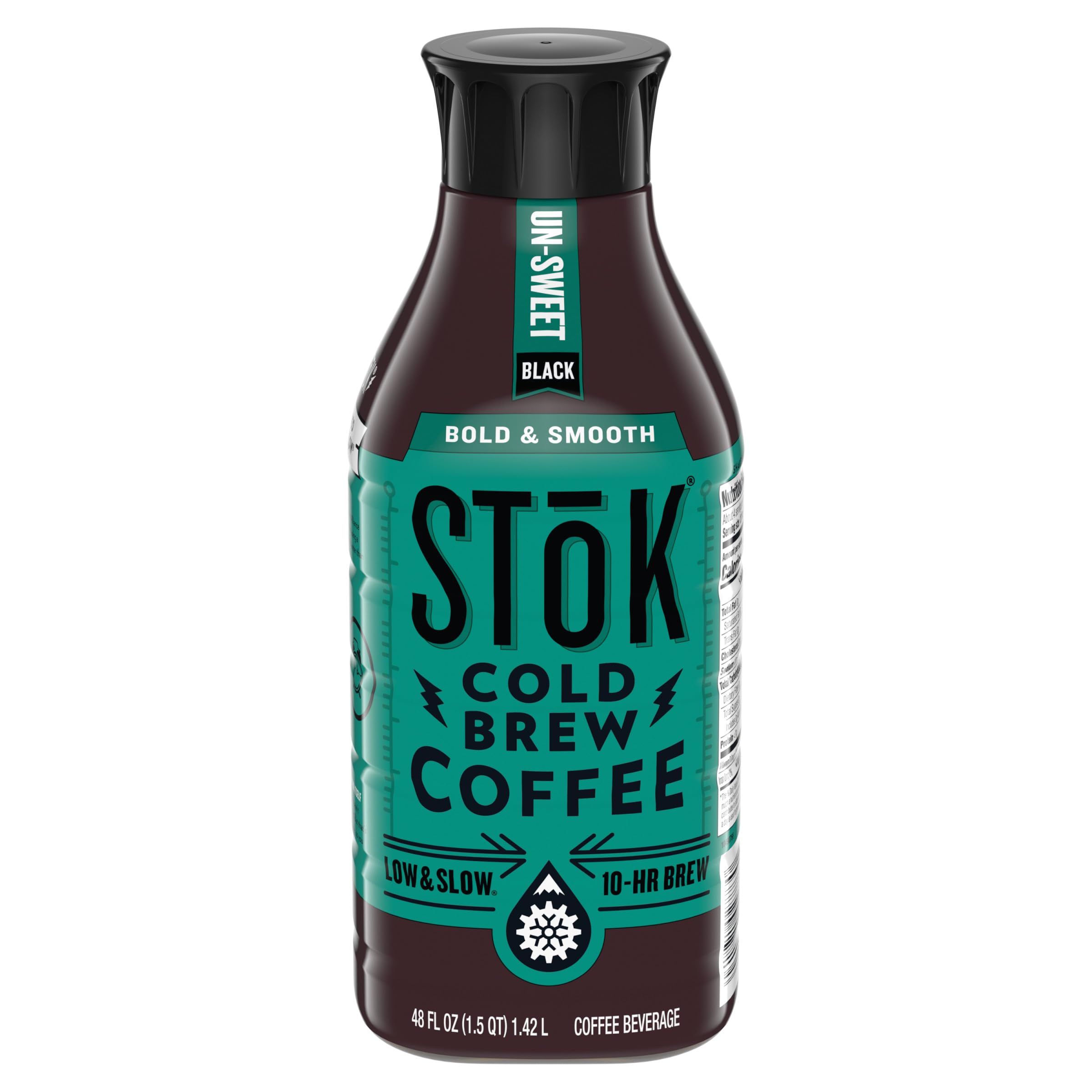 STOK, Extra Bold Cold Brew Coffee Caramel Dark Roast, 48 fl oz