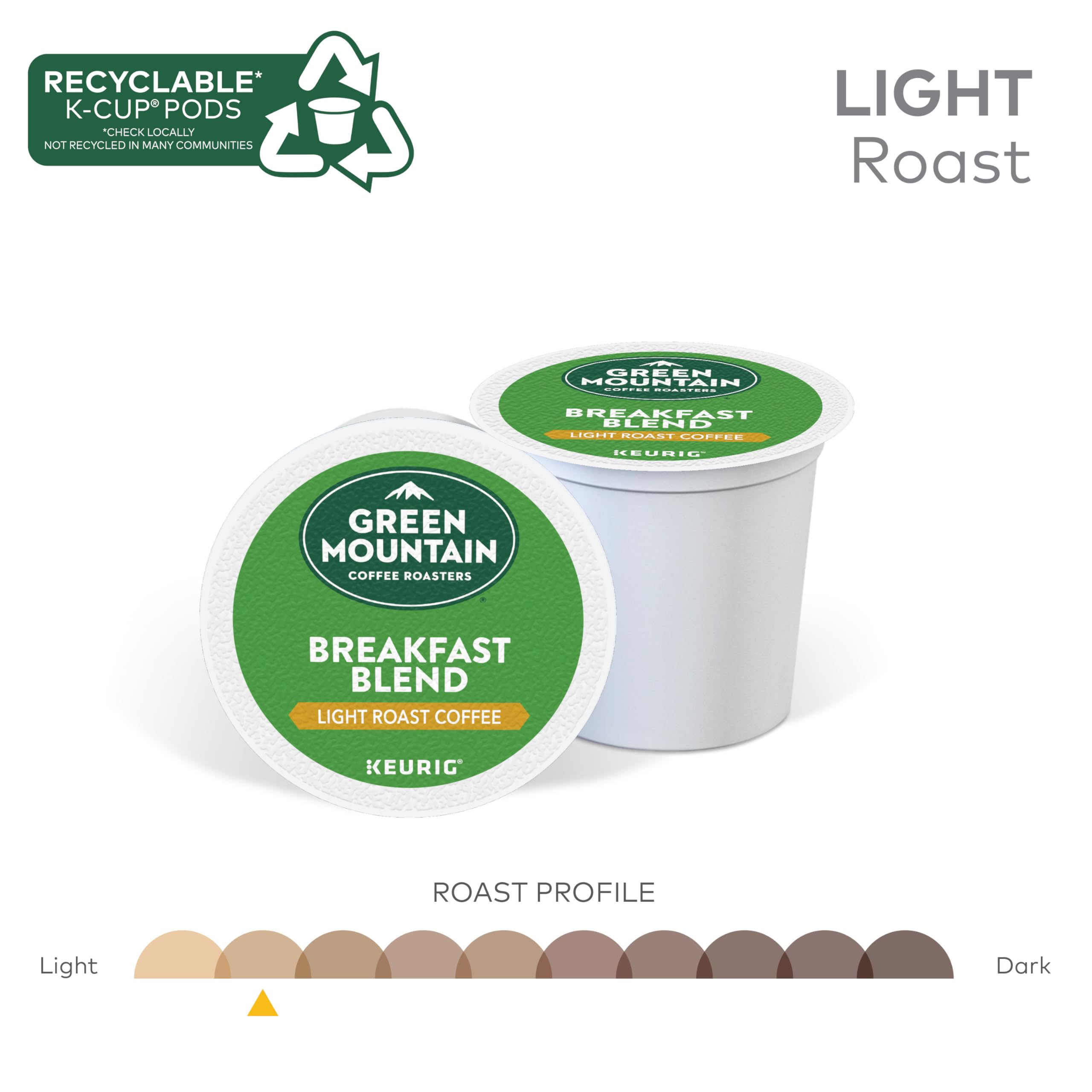 Green Mountain Coffee Roasters, Uganda Coffee Light Roast, 48 K-Cup Pods