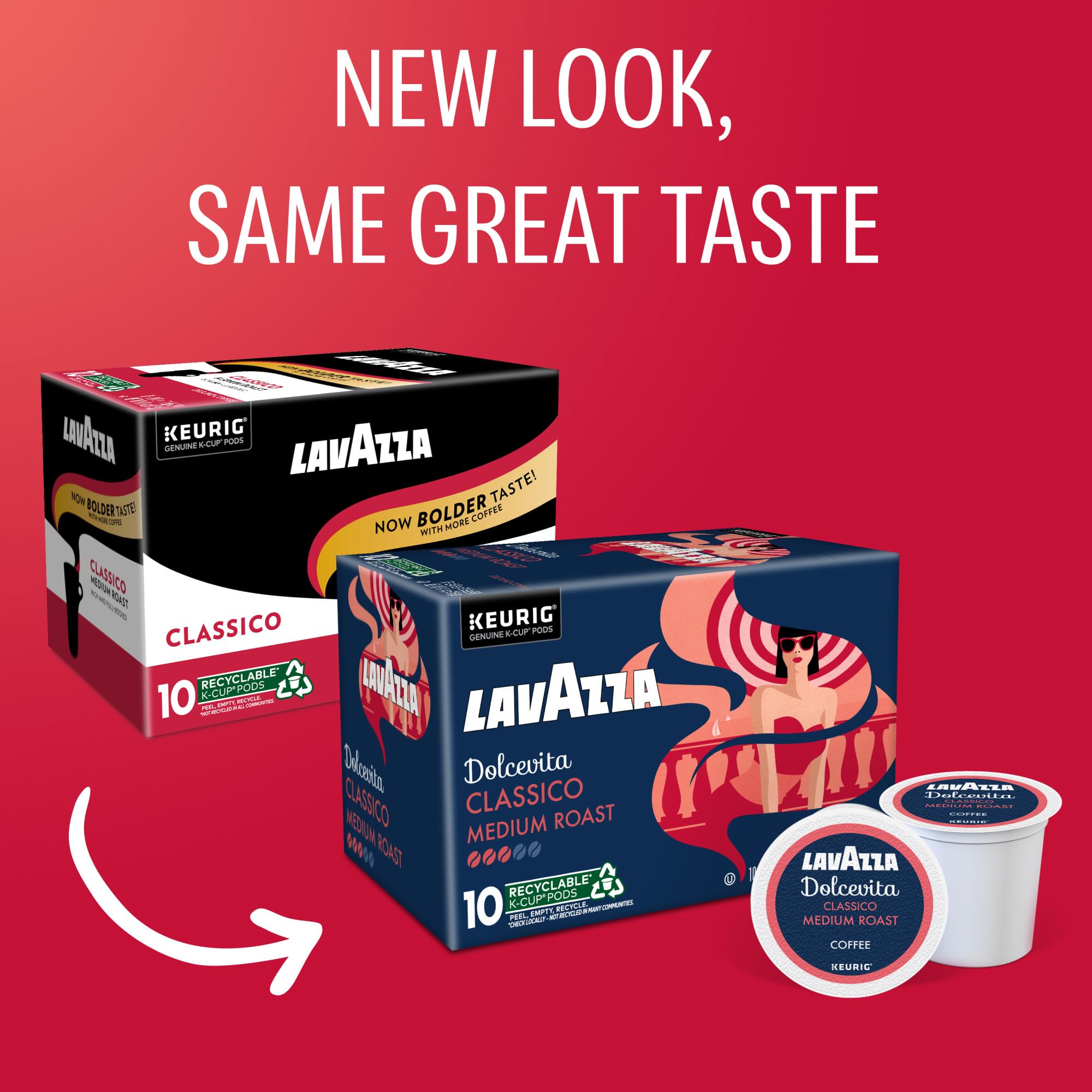Lavazza, Coffee Medium Roast, K-Cup Pods