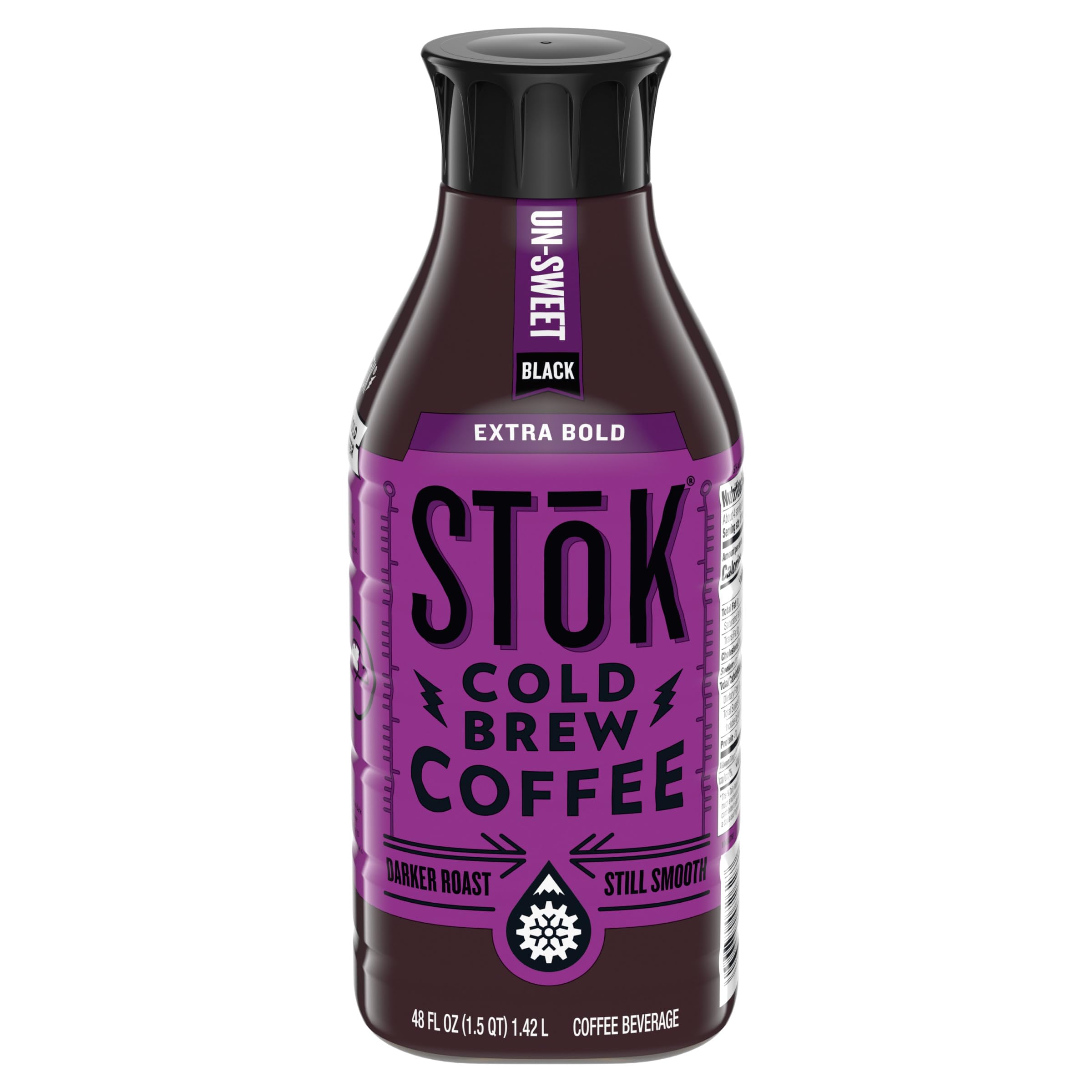 STOK, Holler Mountain Cold Brew Coffee Caramel Medium Roast, 12 oz