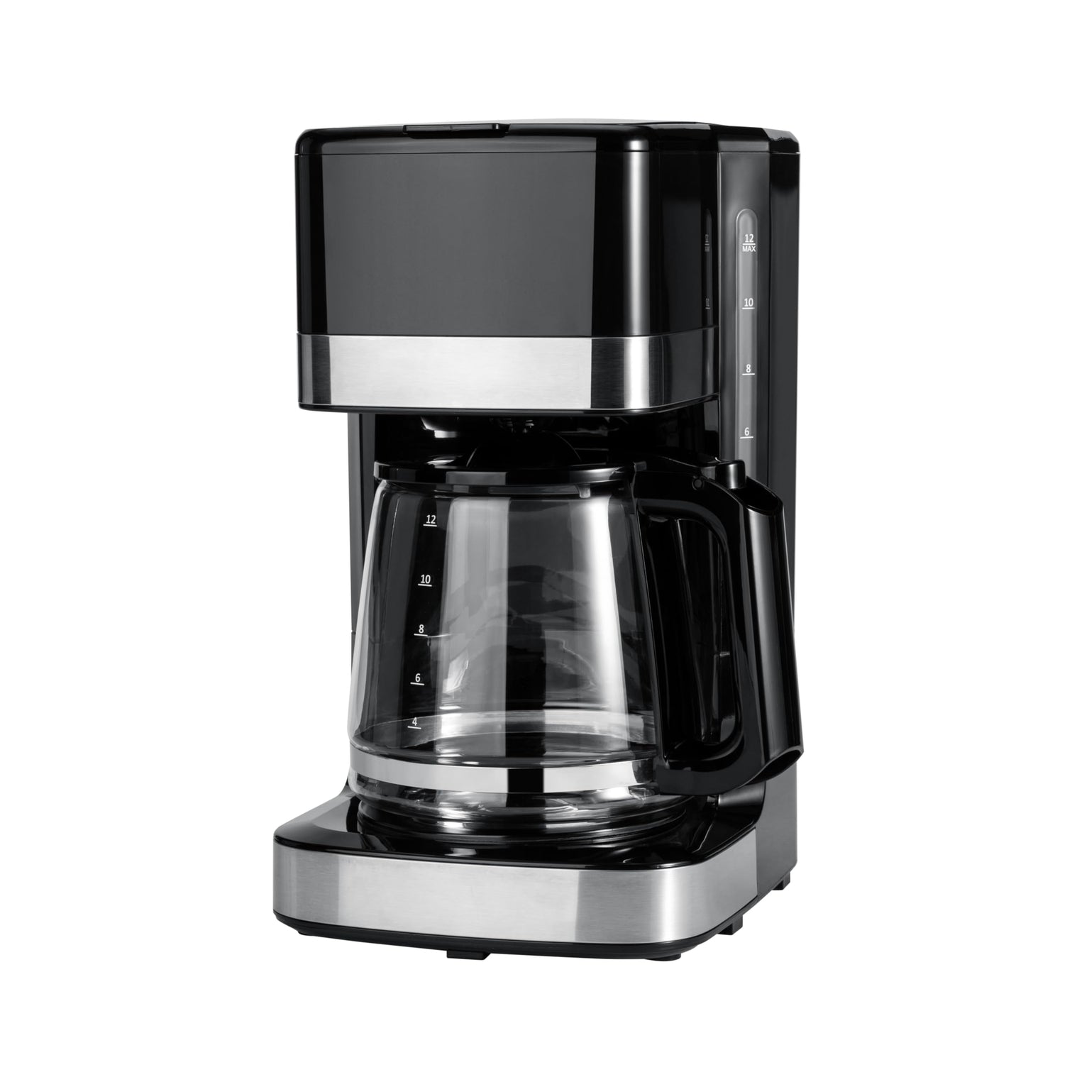 Amazon Basics 12-Cup Drip Coffee Maker, Auto Shut-Off, Glass Carafe, 1.9 Qt