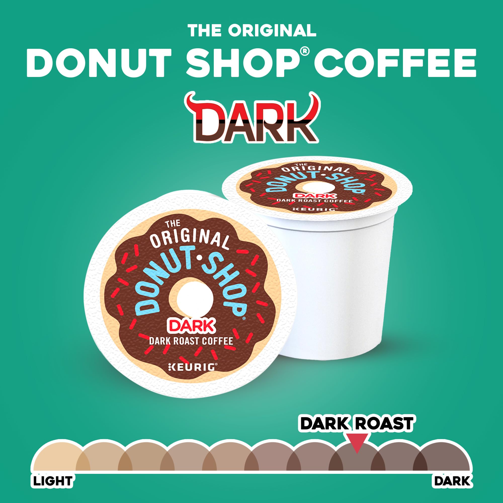 The Original Donut Shop, Coffee Dark Roast, 32 K-Cup Pods