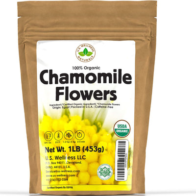 U.S. Wellness Naturals, Chamomile Herbal Tea, 1 lb