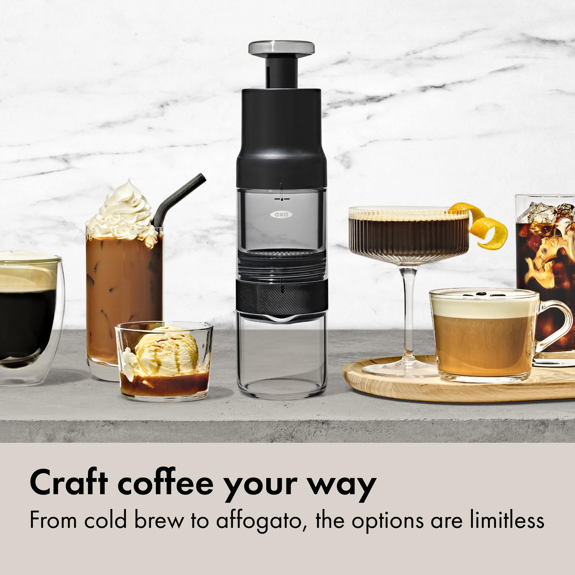 OXO Brew Rapid Brewer – Portable Manual Hot & Cold Coffee Maker