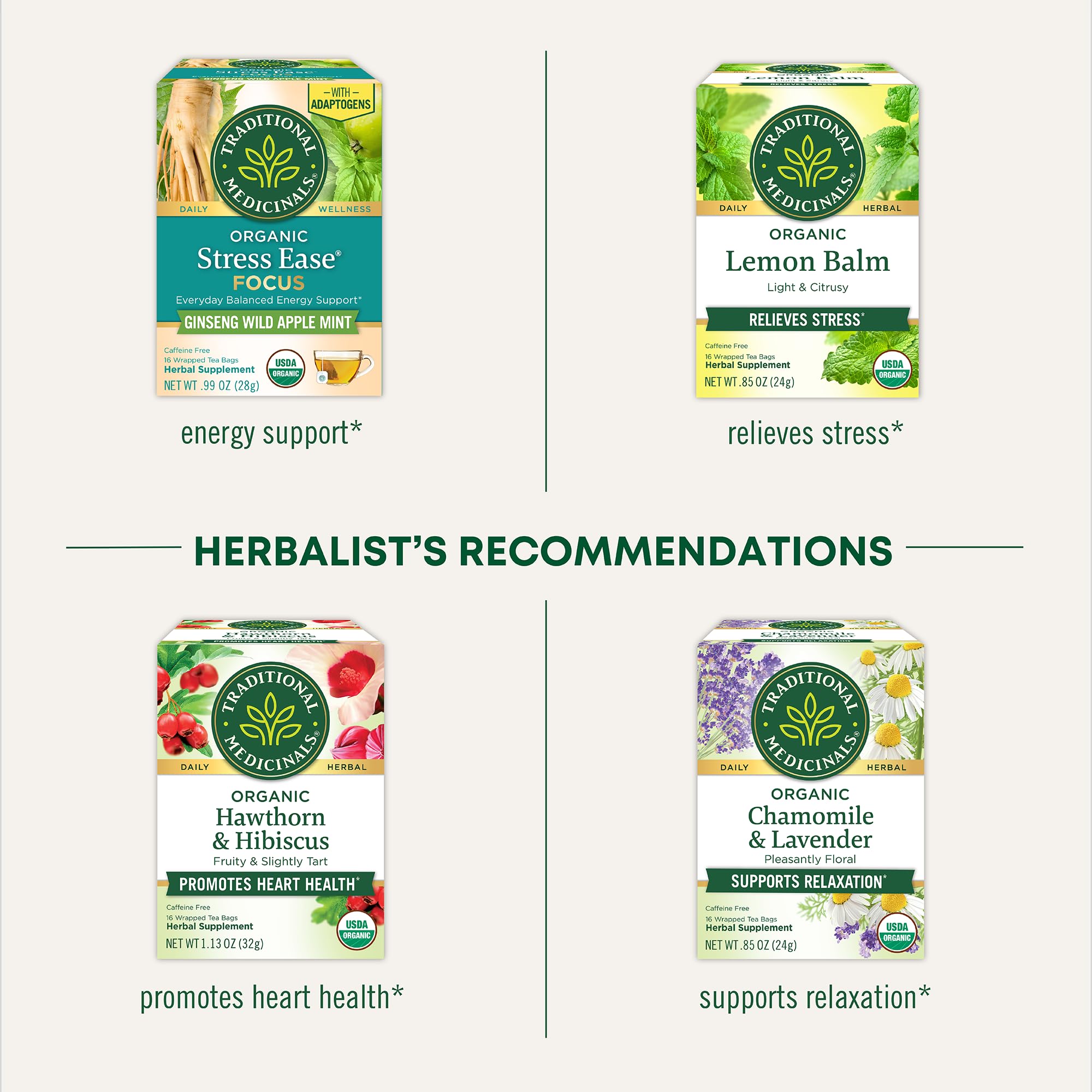 Traditional Medicinals, Rosy Mood Tea, Damiana & Butterfly Pea Flower, Organic Mood Support, 16 Tea Bagsere's a Traditional Medicinals tea for that