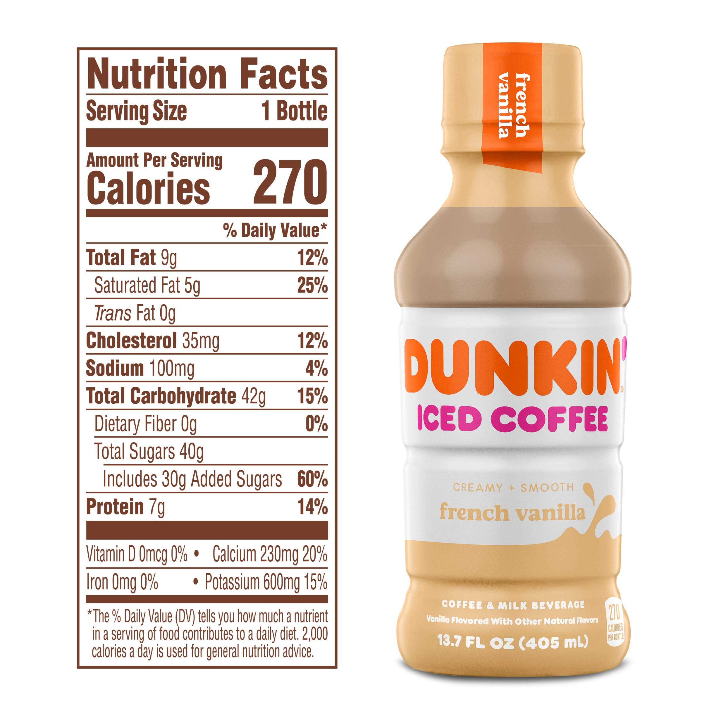 Dunkin' Donuts, Coffee Vanilla Dark Roast