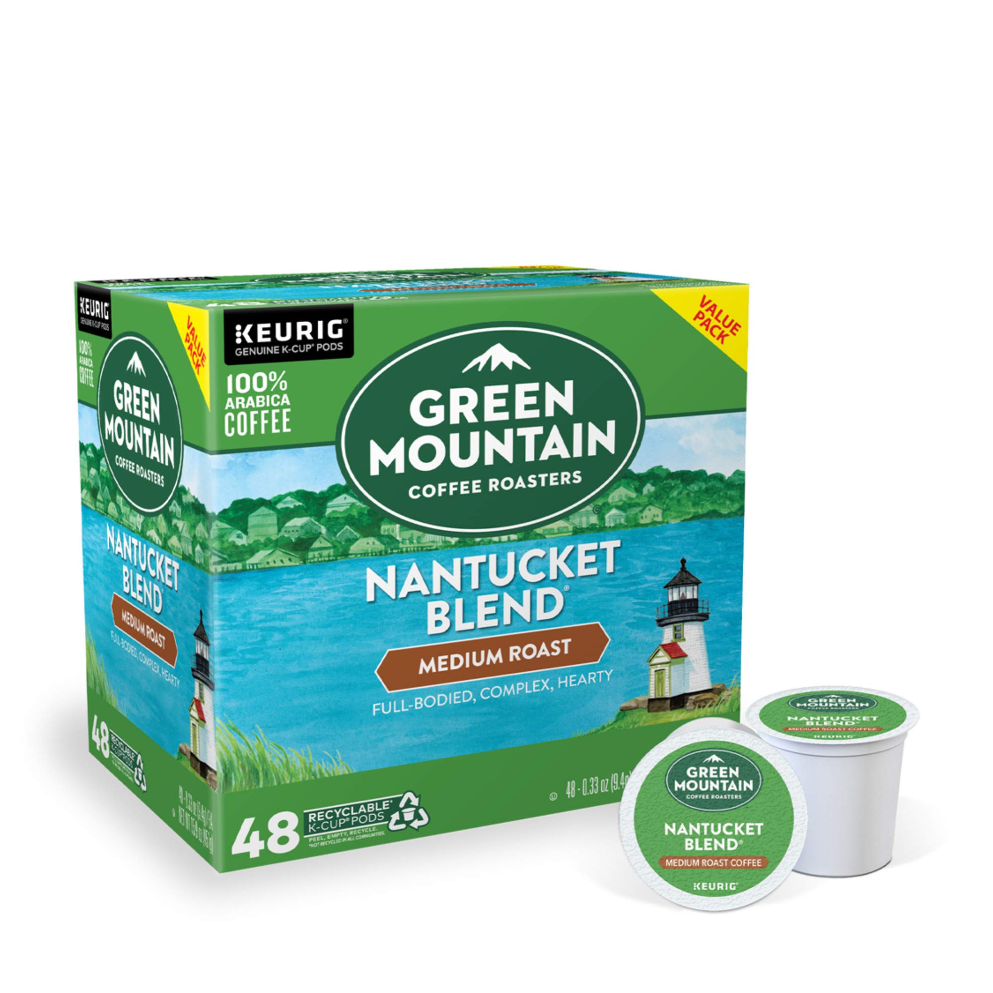Green Mountain Coffee Roasters, Indonesia Coffee Caramel Medium Roast, 48 K-Cup Pods